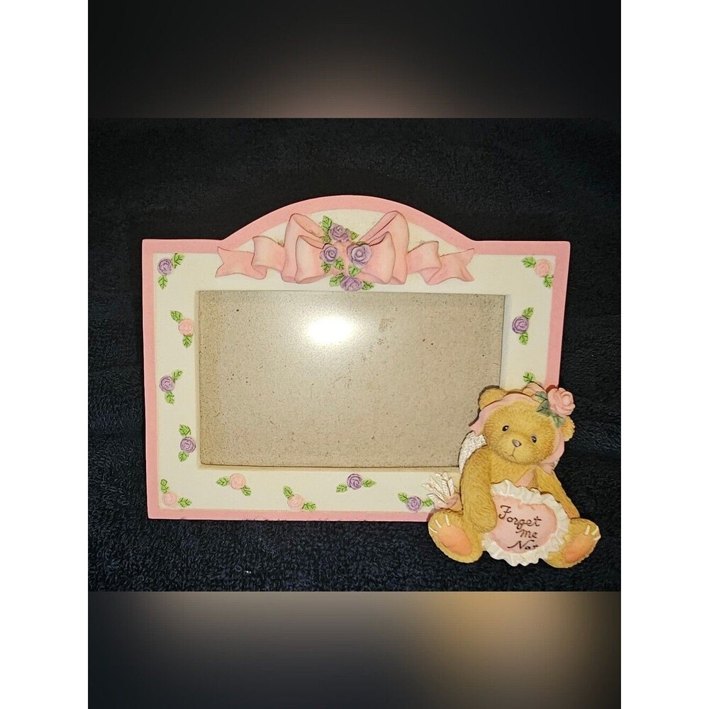 "Forget Me Not" Vintage Cherished Teddies Picture Frame